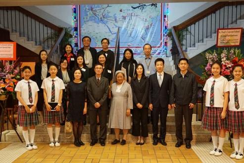 「中学资讯科技增润计划」伙伴学校向内地访问团展示创科教育成果（附图）