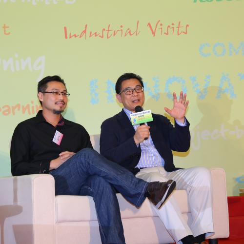 Ir. Allen Yeung, Government Chief Information Officer, hosted an interactive discussion session on how to cultivate the new generation of IT talents